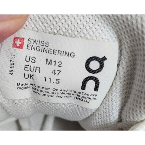 Size 12 - On The Roger Pro White Indigo sneakers men - Picture 9 of 13